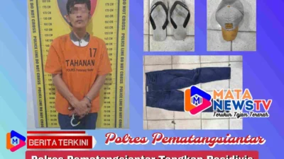 Polres Pematangsiantar Tangkap Residivis Kasus Curat, Motor Korban Raib Saat Hujan