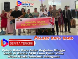 Polres Batu Bara Gelar Kegiatan Minggu Kasih di Gereja GPDI Lima Puluh Kota: Wujud Nyata Toleransi Beragama