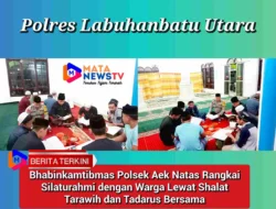 Bhabinkamtibmas Polsek Aek Natas Rangkai Silaturahmi dengan Warga Lewat Shalat Tarawih dan Tadarus Bersama