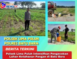 Polsek Lima Puluh Intensifkan Pengecekan Lahan Ketahanan Pangan di Batu Bara