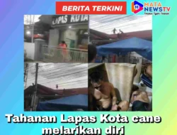 Puluhan Tahanan Lapas Kuta Cane Kabur: Pelarian Dramatis Lewat Atap dan Pintu Depan