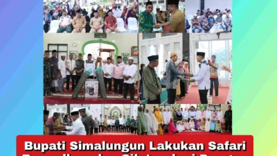 Bupati Simalungun Safari Ramadhan di Dolok Batu Nanggar, Serahkan Bantuan untuk Masjid dan Anak Yatim