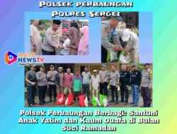 Polsek Perbaungan Berbagi: Santuni Anak Yatim dan Kaum Duafa di Bulan Suci Ramadan