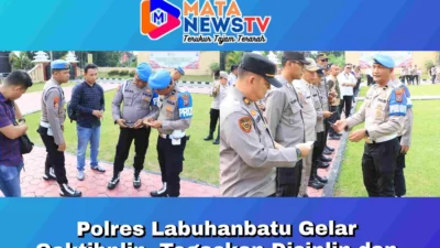Polres Labuhanbatu Gelar Gaktibplin, Tegaskan Disiplin dan Profesionalisme Personel