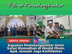 Kapolres Pematangsiantar Gelar Safari Ramadhan di Masjid Ilham, Ajak Jemaah Jaga Kamtibmas