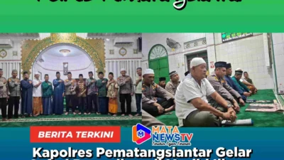 Kapolres Pematangsiantar Gelar Safari Ramadhan di Masjid Ilham, Ajak Jemaah Jaga Kamtibmas