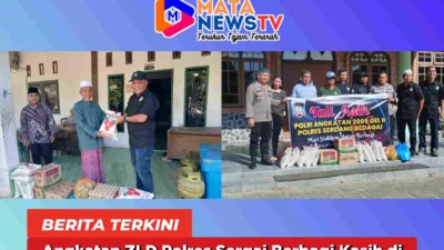 Angkatan ZLD Polres Sergai Berbagi Kasih di Bulan Ramadhan, Salurkan Bansos ke Ponpes dan Gereja di Sei Rampah