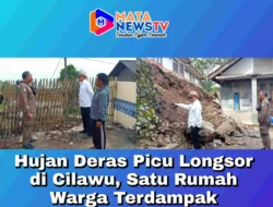 Hujan Deras Picu Longsor di Cilawu, Satu Rumah Warga Terdampak