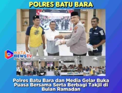 Polres Batu Bara dan Media Gelar Buka Puasa Bersama Serta Berbagi Takjil di Bulan Ramadan