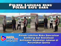 Polsek Labuhan Ruku Gencarkan Sambang dan Sosialisasi Antisipasi Kejahatan Jalanan di Perumahan Qanita
