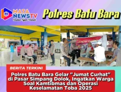 Polres Batu Bara Gelar “Jumat Curhat” di Pasar Simpang Dolok, Ingatkan Warga Soal Kamtibmas dan Operasi Keselamatan Toba 2025