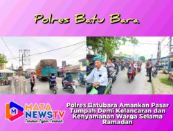 Polres Batubara Amankan Pasar Tumpah Demi Kelancaran dan Kenyamanan Warga Selama Ramadan
