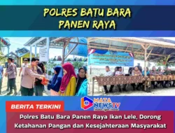 Polres Batu Bara Panen Raya Ikan Lele, Dorong Ketahanan Pangan dan Kesejahteraan Masyarakat