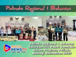 Pelindo Regional 1 Belawan Salurkan 300 Paket Sembako dalam Program Pelindo Berbagi Ramadhan 2025