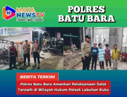 Polres Batu Bara Amankan Pelaksanaan Salat Tarawih di Wilayah Hukum Polsek Labuhan Ruku
