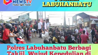 Polres Labuhanbatu Berbagi Takjil, Wujud Kepedulian di Bulan Suci Ramadhan