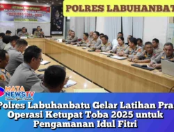 Polres Labuhanbatu Gelar Latihan Pra Operasi Ketupat Toba 2025 untuk Pengamanan Idul Fitri
