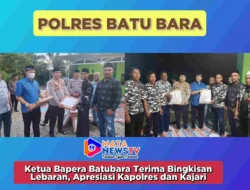 Ketua Bapera Batubara Terima Bingkisan Lebaran, Apresiasi Kapolres dan Kajari