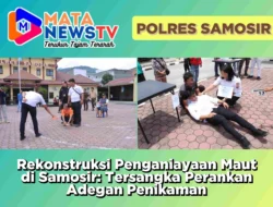 Rekonstruksi Penganiayaan Maut di Samosir: Tersangka Perankan Adegan Penikaman