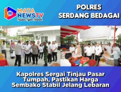 Kapolres Sergai Tinjau Pasar Tumpah, Pastikan Harga Sembako Stabil Jelang Lebaran