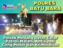 Polsek Medang Deras Gelar Patroli Malam, Antisipasi Geng Motor dan Kriminalitas