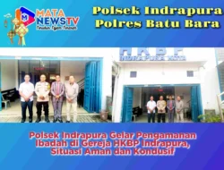 Polsek Indrapura Gelar Pengamanan Ibadah di Gereja HKBP Indrapura, Situasi Aman dan Kondusif