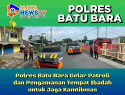 Polres Batu Bara Gelar Patroli dan Pengamanan Tempat Ibadah untuk Jaga Kamtibmas
