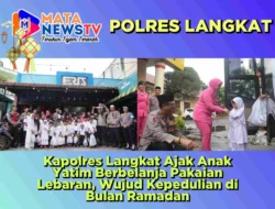 Kapolres Langkat Ajak Anak Yatim Berbelanja Pakaian Lebaran, Wujud Kepedulian di Bulan Ramadan