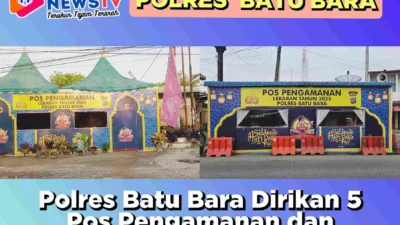 Polres Batu Bara Dirikan 5 Pos Pengamanan dan Pelayanan Jelang Idul Fitri