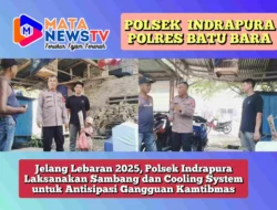 Jelang Lebaran 2025, Polsek Indrapura Laksanakan Sambang dan Cooling System untuk Antisipasi Gangguan Kamtibmas