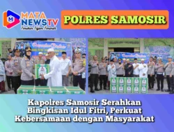 Kapolres Samosir Serahkan Bingkisan Idul Fitri, Perkuat Kebersamaan dengan Masyarakat