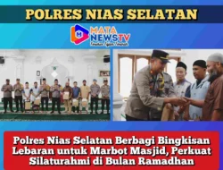Polres Nias Selatan Berbagi Bingkisan Lebaran untuk Marbot Masjid, Perkuat Silaturahmi di Bulan Ramadhan