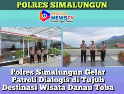 Polres Simalungun Gelar Patroli Dialogis di Tujuh Destinasi Wisata Danau Toba