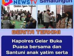 Polres Simalungun Gelar Buka Puasa Bersama dan Santuni Anak Yatim serta Kaum Duafa