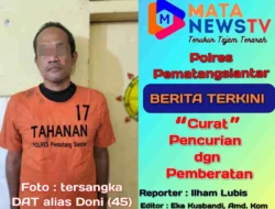 Unit Jatanras Sat Reskrim Polres Pematangsiantar Tangkap Pelaku Curat