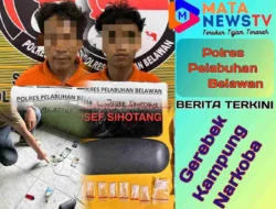 Gerebek Kampung Narkoba..!  2 (Dua) Pengedar Sabu di Belawan Diringkus Polisi