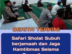 Safari Sholat Subuh Berjamaah untuk Jaga Kamtibmas Selama Ramadhan