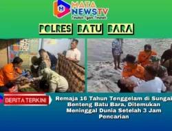 Remaja 16 Tahun Tenggelam di Sungai Benteng Batu Bara, Ditemukan Meninggal Dunia Setelah 3 Jam Pencarian