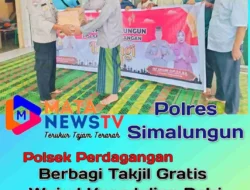 Polsek Perdagangan Bagikan Takjil Gratis, Wujud Kepedulian Polri Selama Ramadhan