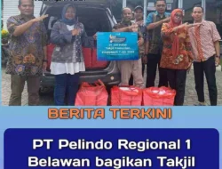 PT Pelindo Regional 1 Belawan Bagikan 350 Paket Takjil dalam Program Pelindo Berbagi Ramadhan 2025