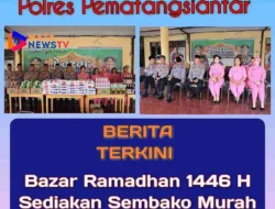 Polres Pematangsiantar Gelar Bazar Ramadhan Serentak Polri Presisi 2025