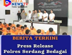 Kapolres Serdang Bedagai Ungkap Kasus Kriminal dan Narkotika Periode Januari – Maret 2025