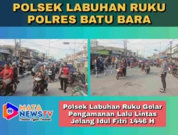 Polsek Labuhan Ruku Gelar Pengamanan Lalu Lintas Jelang Idul Fitri 1446