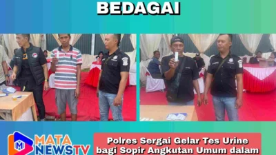 Polres Sergai Gelar Tes Urine bagi Sopir Angkutan Umum dalam Operasi Ketupat 2025