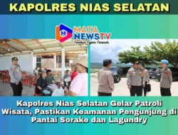 Kapolres Nias Selatan Gelar Patroli Wisata, Pastikan Keamanan Pengunjung di Pantai Sorake dan Lagundry