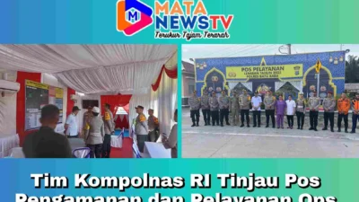 Tim Kompolnas RI Tinjau Pos Pengamanan dan Pelayanan Ops Ketupat Toba 2025 di Batu Bara