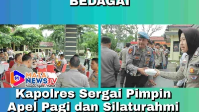 Kapolres Sergai Pimpin Apel Pagi dan Silaturahmi dengan Anggota