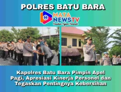 Kapolres Batu Bara Pimpin Apel Pagi, Apresiasi Kinerja Personel dan Tegaskan Pentingnya Kebersihan