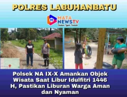 Polsek NA IX-X Amankan Objek Wisata Saat Libur Idulfitri 1446 H, Pastikan Liburan Warga Aman dan Nyaman