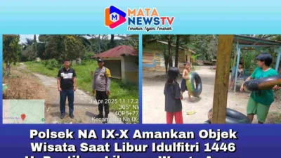Polsek NA IX-X Amankan Objek Wisata Saat Libur Idulfitri 1446 H, Pastikan Liburan Warga Aman dan Nyaman